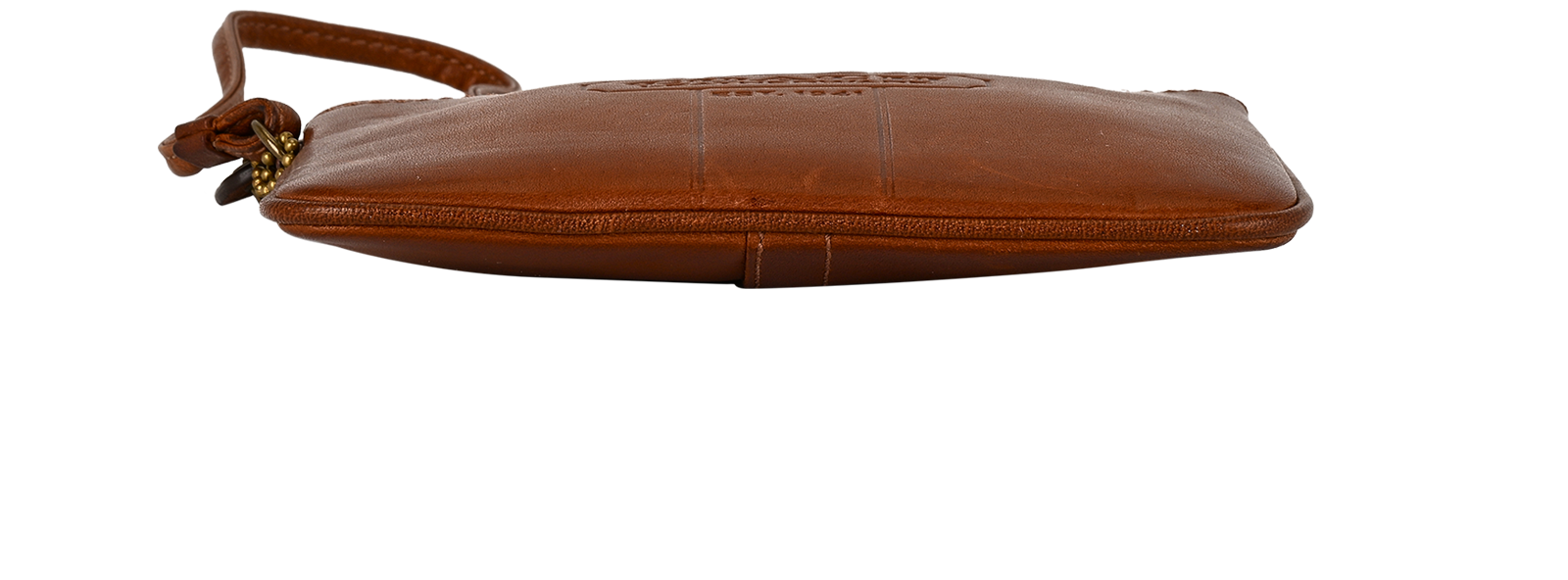 Coach Vintage Logo Wristlet, &pound;45, Accessories, Brown, Leather, Top view